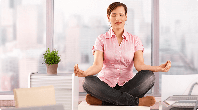 Fight stress: yoga, meditation