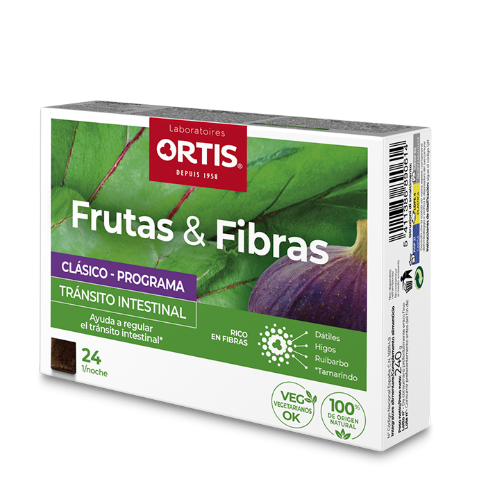 Frutas&Fibras CLÁSICO, Plantas para regular eficazmente el tránsito sin problemas.
